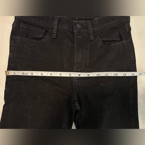 Madewell Jeans - Road Tripper Black Denim Stretch Skinny Mid Rise Womens 24 - Picture 11 of 13